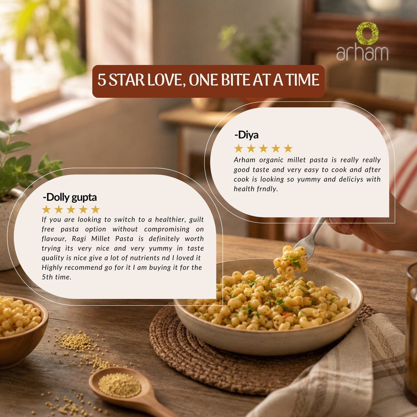 Ragi Millet Pasta
