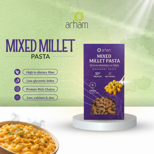 Mixed Millet Pasta – Healthy No Maida Macaroni