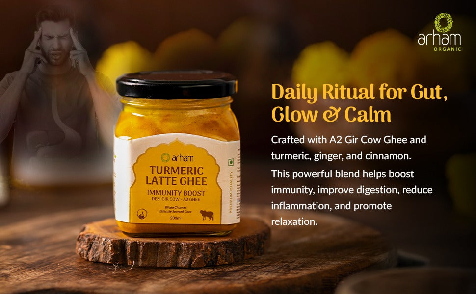 Arham Organic Turmeric Latte Ghee