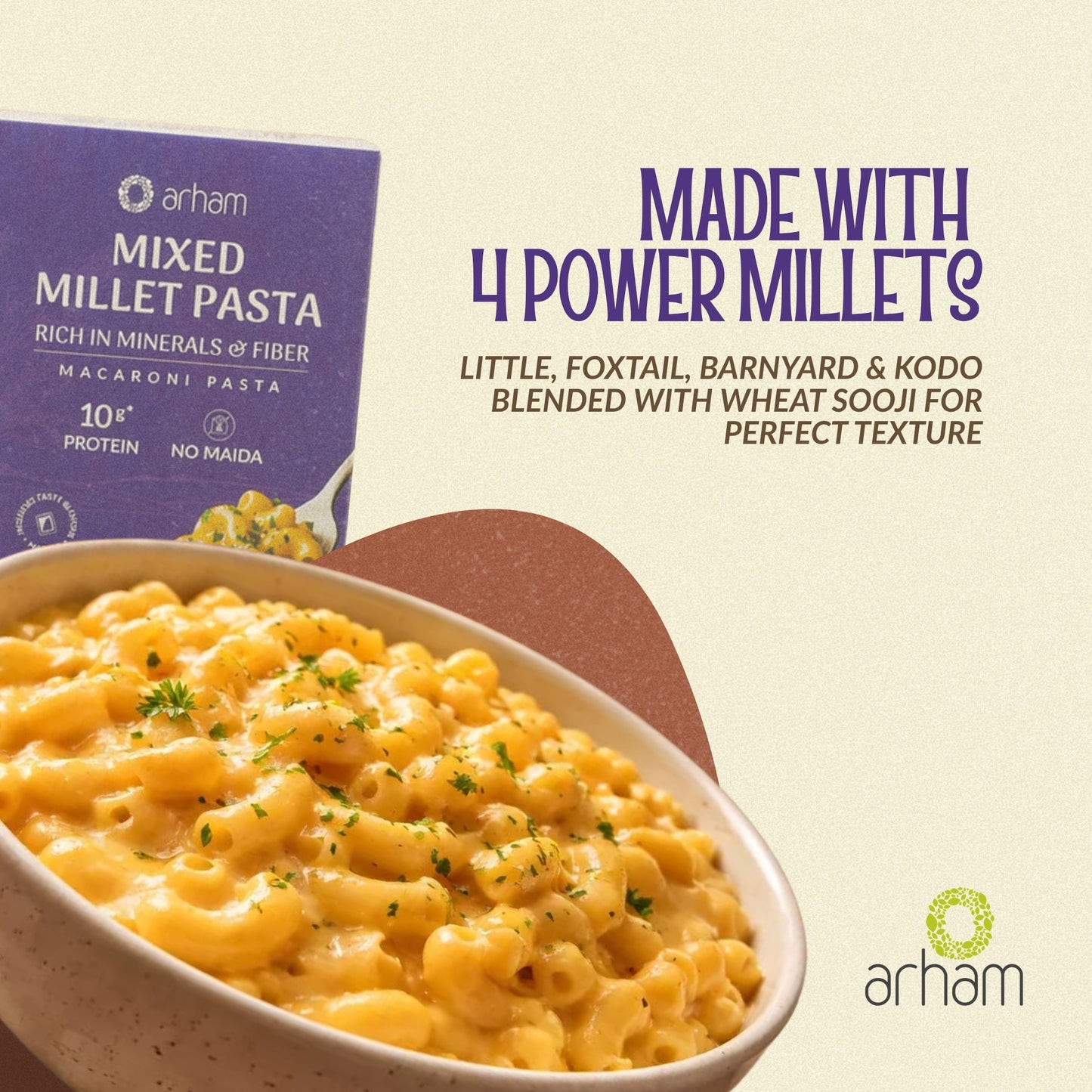 Mixed Millet Pasta – Healthy No Maida Macaroni