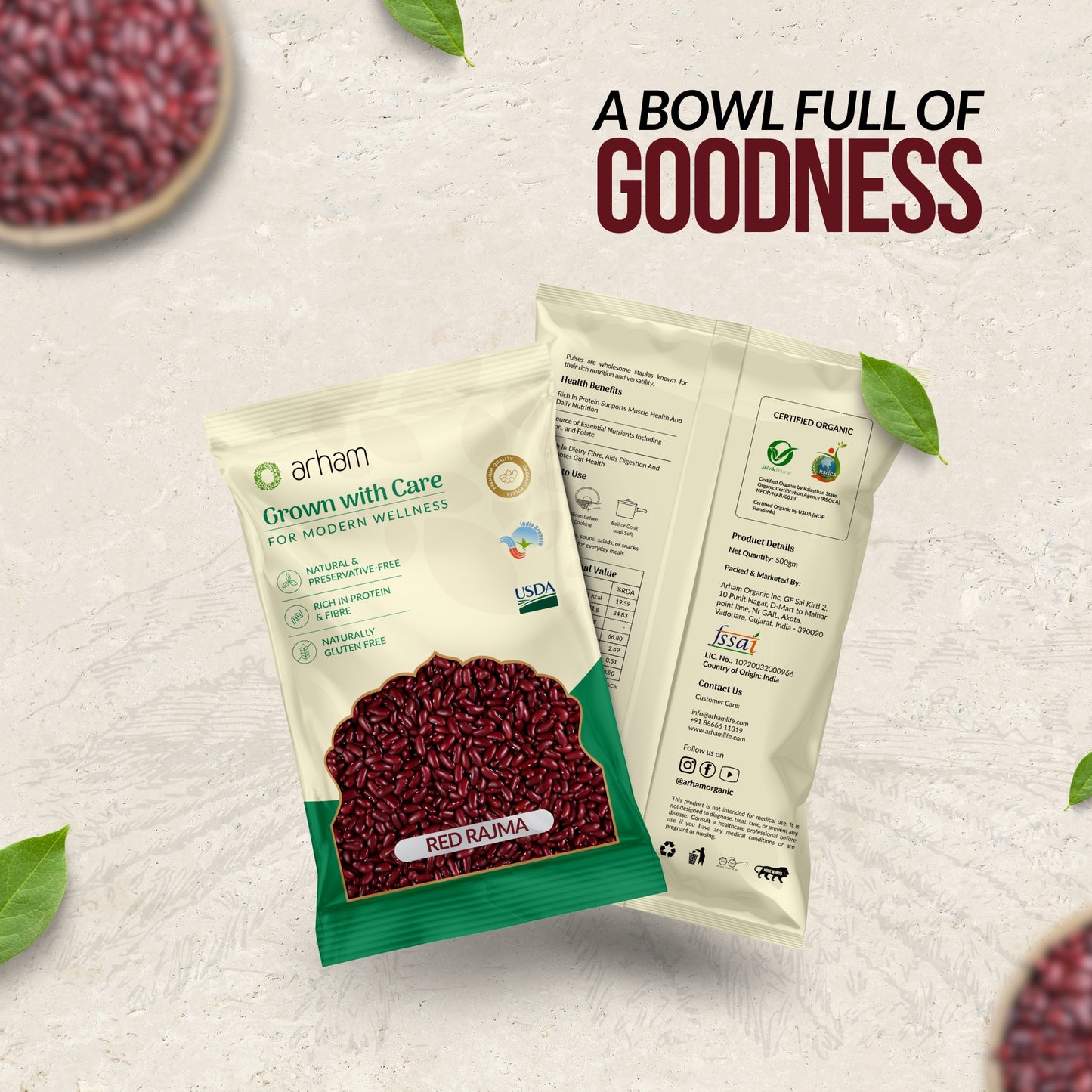 Red Rajma – Protein & Fiber Rich Premium Kidney Beans