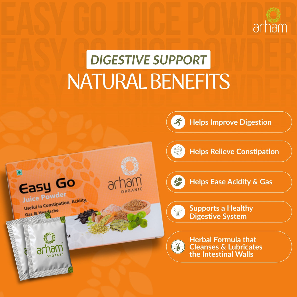 Arham Life Easy Go Juice Powder