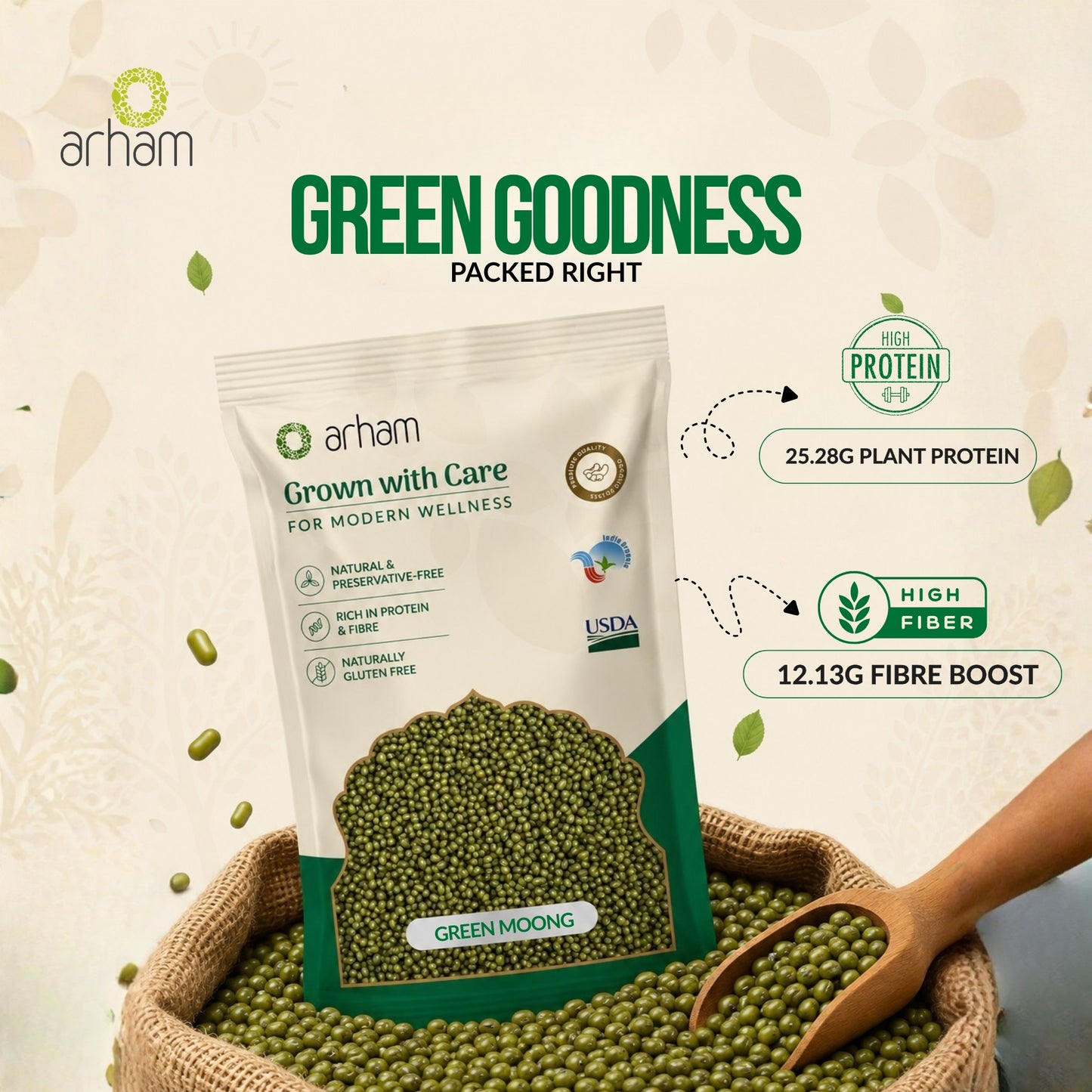 Green Moong Whole – Premium Protein & Fiber Rich Green Gram