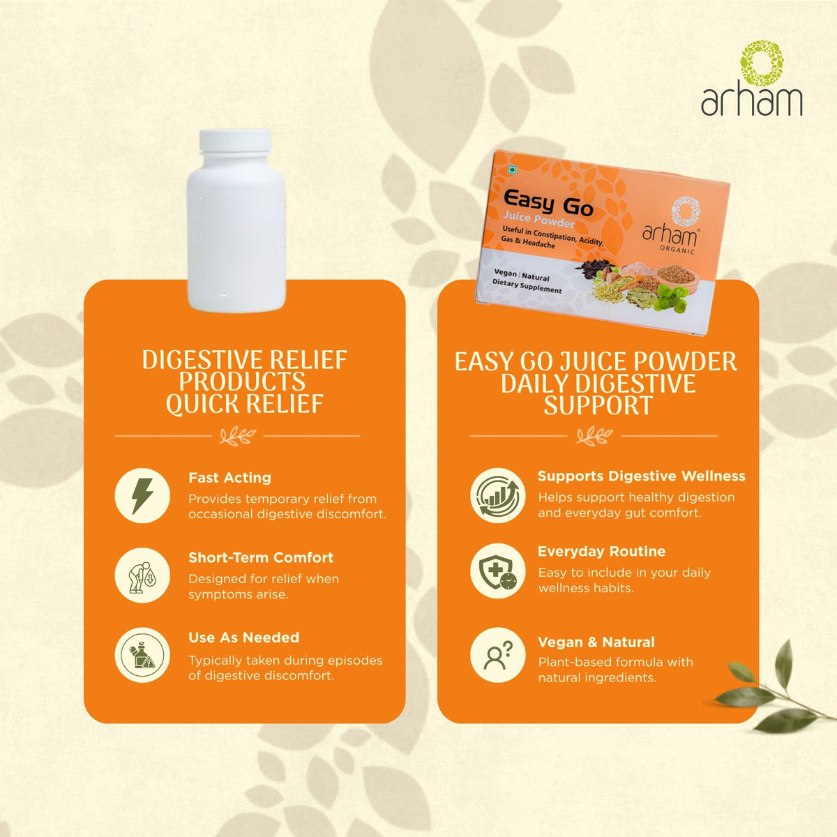 Arham Life Easy Go Juice Powder