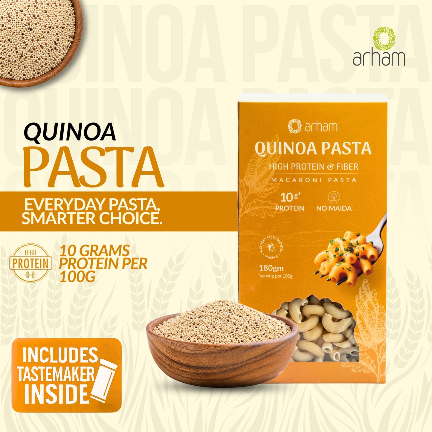 Quinoa Pasta – High Protein & Fiber Macaroni