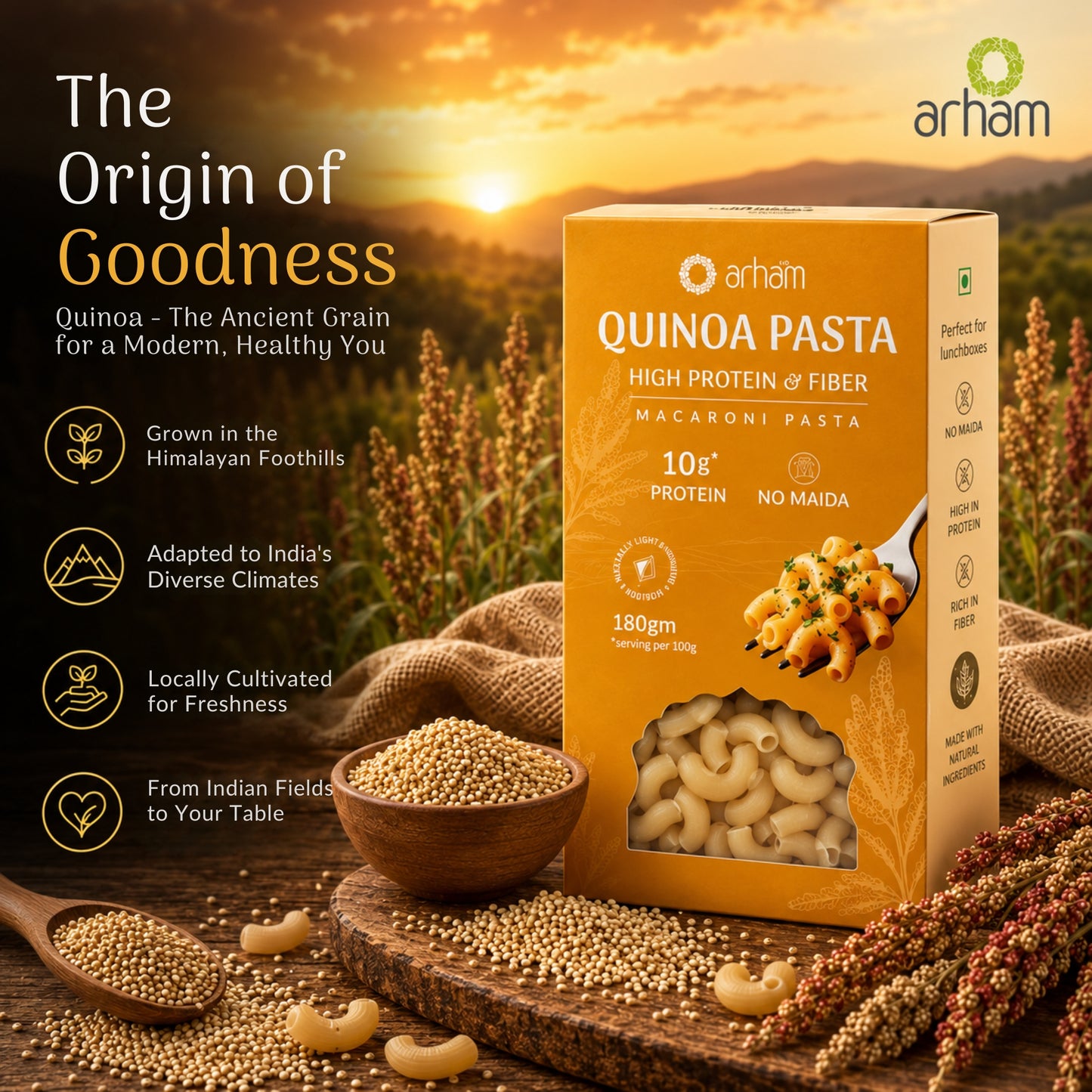 Quinoa Pasta – High Protein & Fiber Macaroni