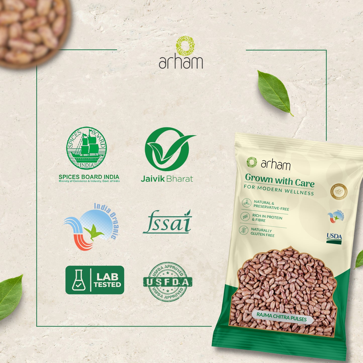 Rajma Chitra Pulses – Protein & Fiber Rich Premium Kidney Beans