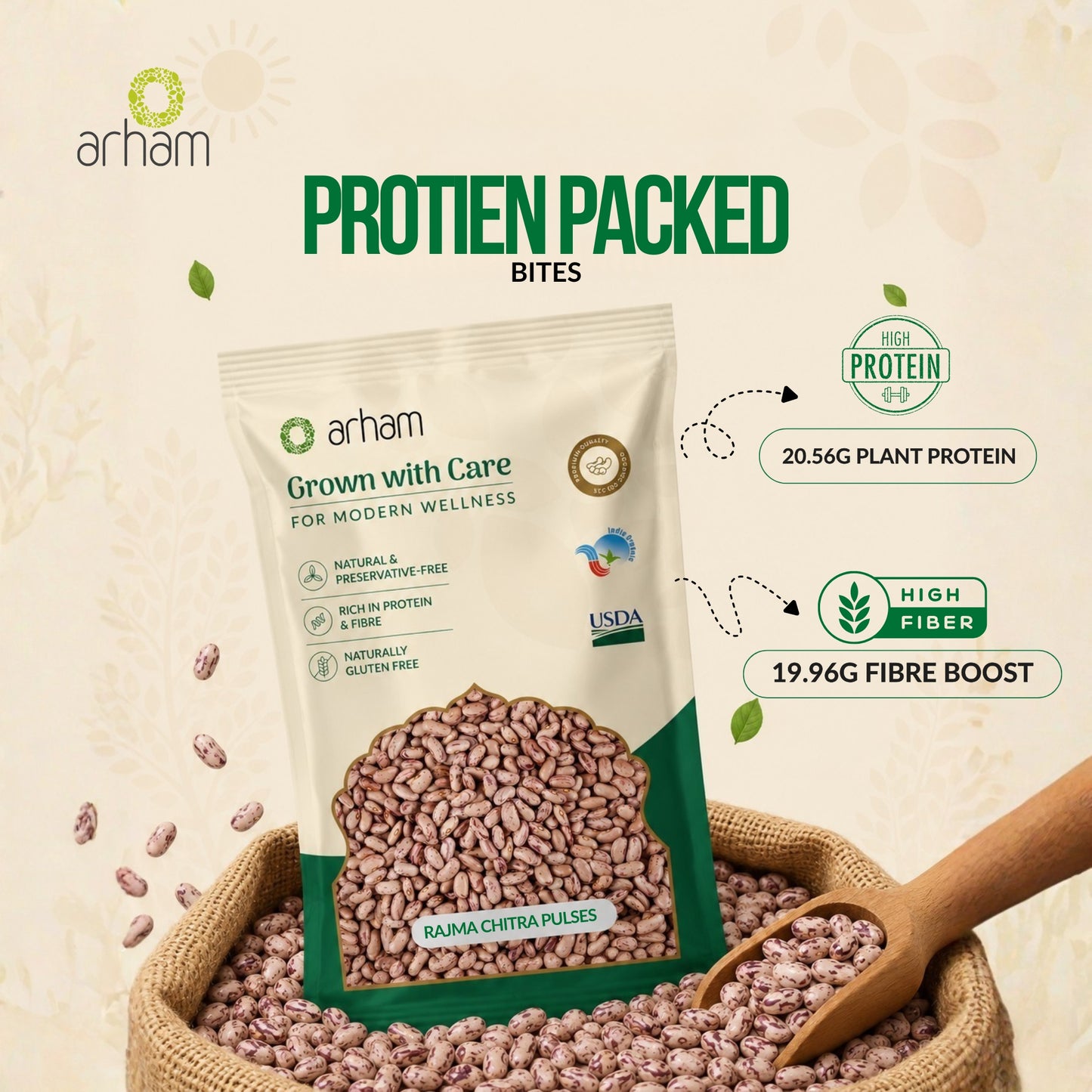 Rajma Chitra Pulses – Protein & Fiber Rich Premium Kidney Beans