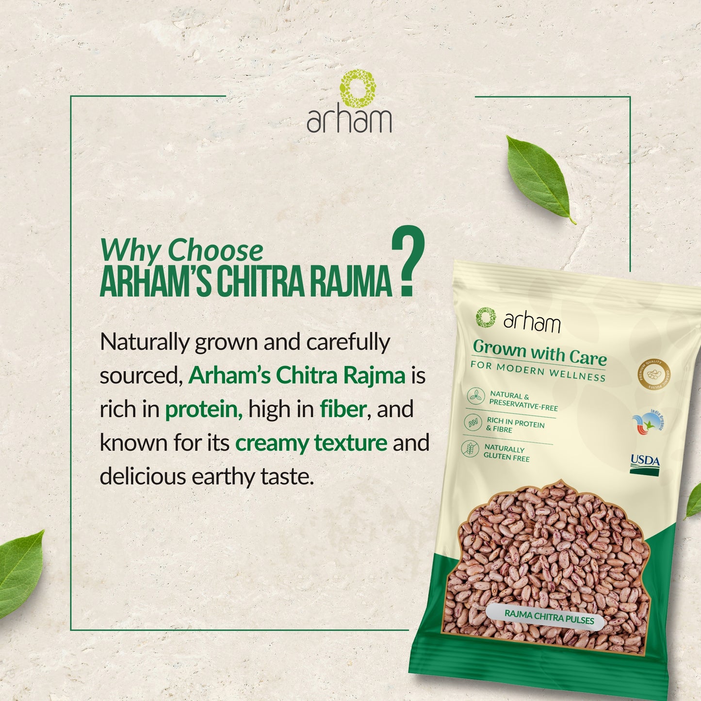 Rajma Chitra Pulses – Protein & Fiber Rich Premium Kidney Beans