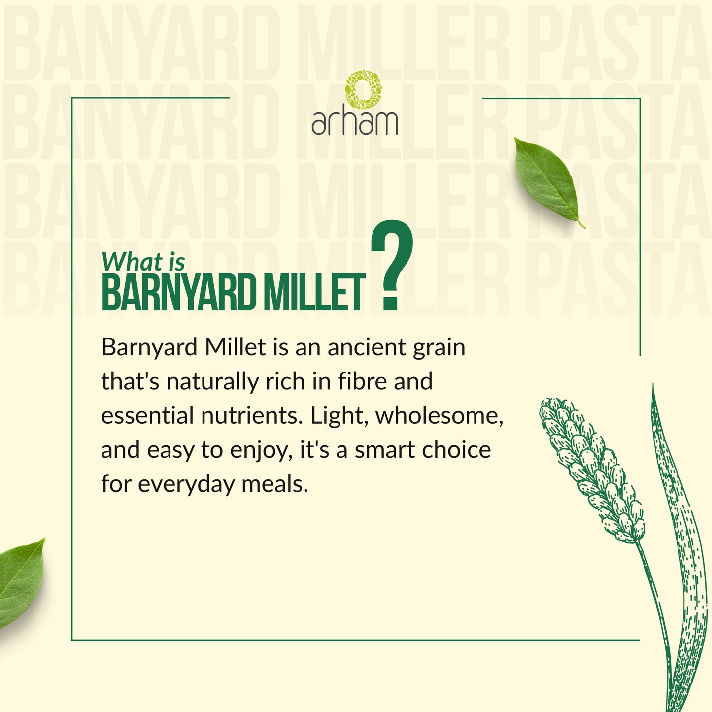 Barnyard Millet Pasta – Healthy No Maida Macaroni