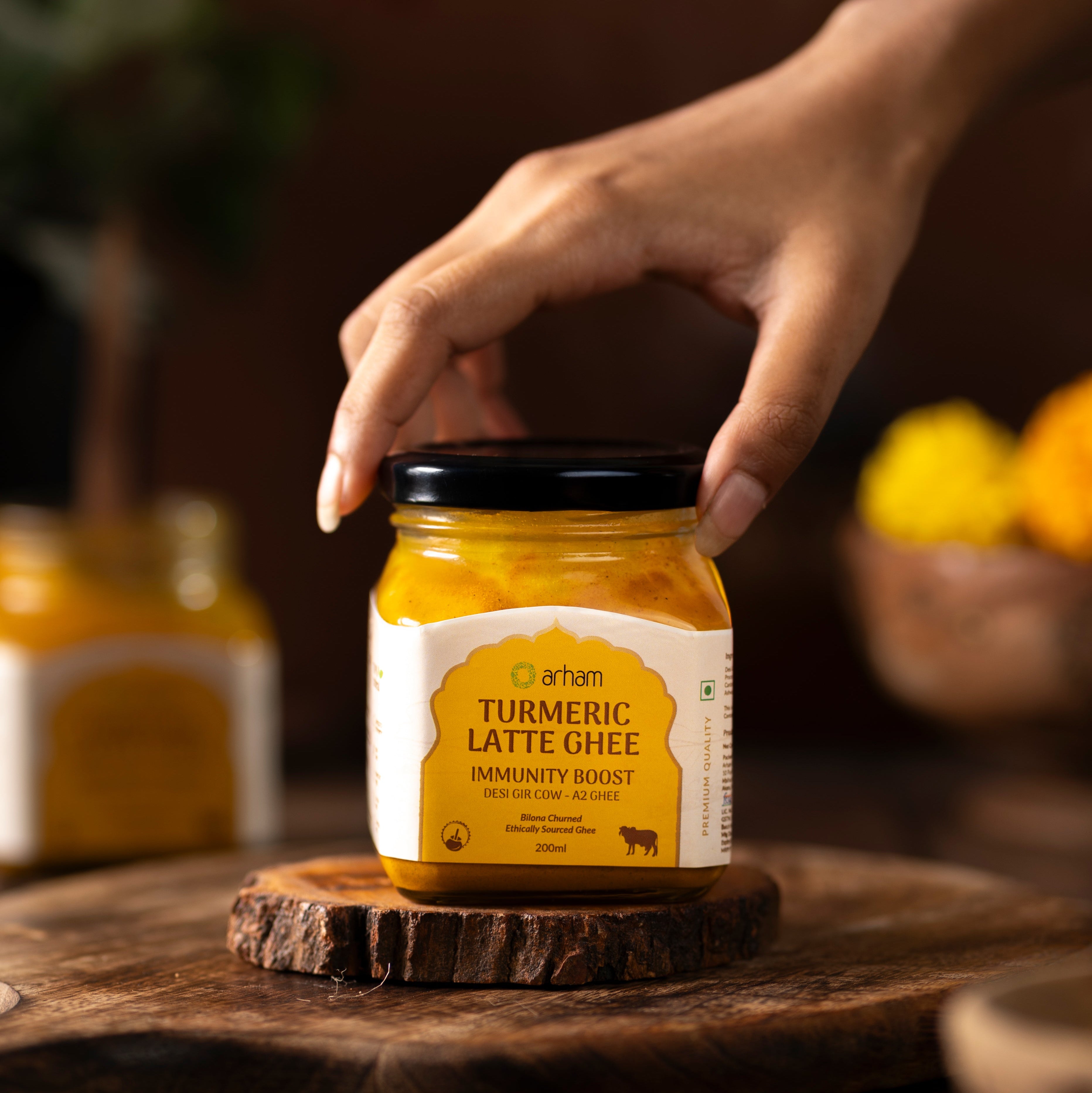 Arham Organic Turmeric Latte Ghee