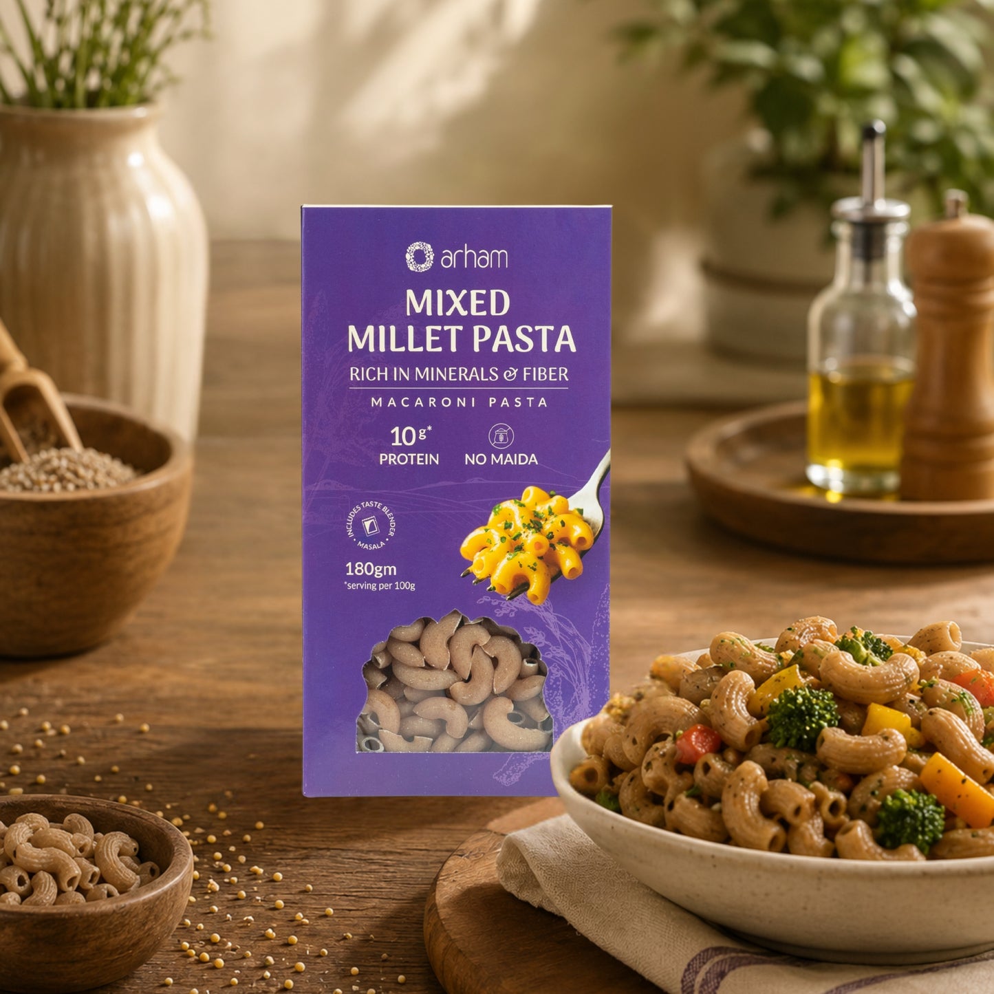 Mixed Millet Pasta – Healthy No Maida Macaroni