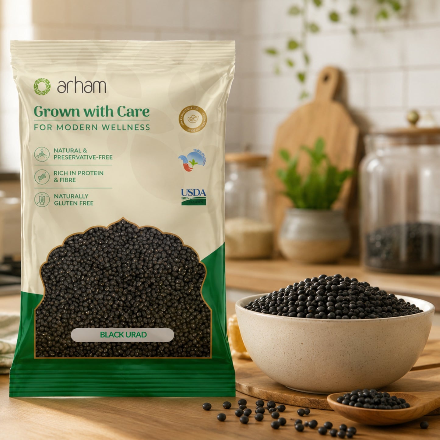 Black Urad Whole – Premium Protein & Fiber Rich Lentils