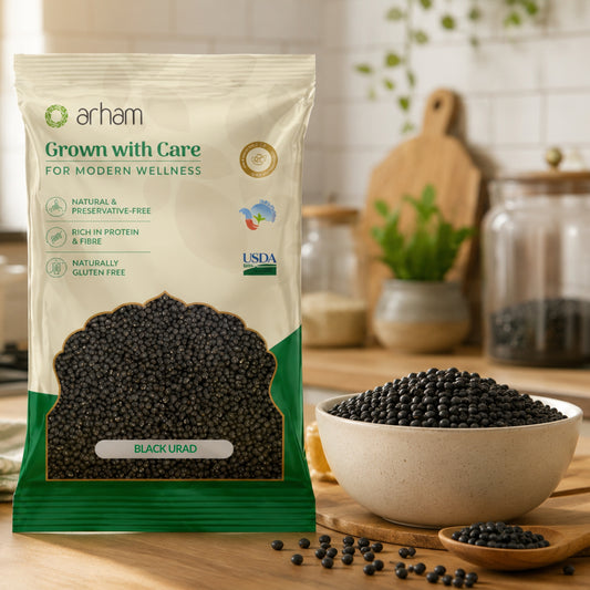 Black Urad Whole – Premium Protein & Fiber Rich Lentils