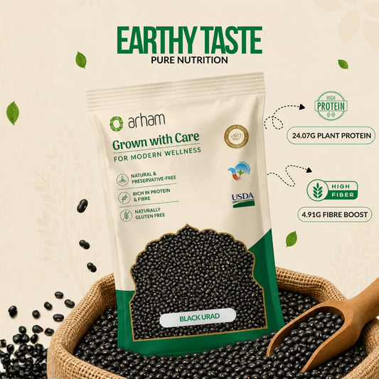 Black Urad Whole – Premium Protein & Fiber Rich Lentils