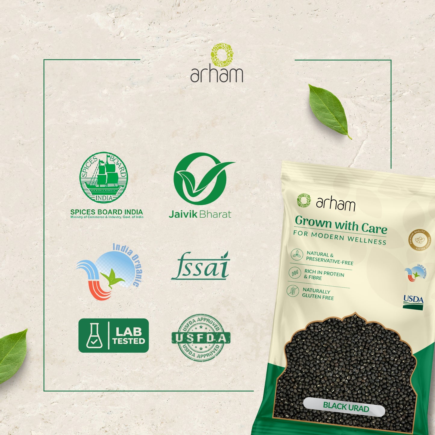 Black Urad Whole – Premium Protein & Fiber Rich Lentils
