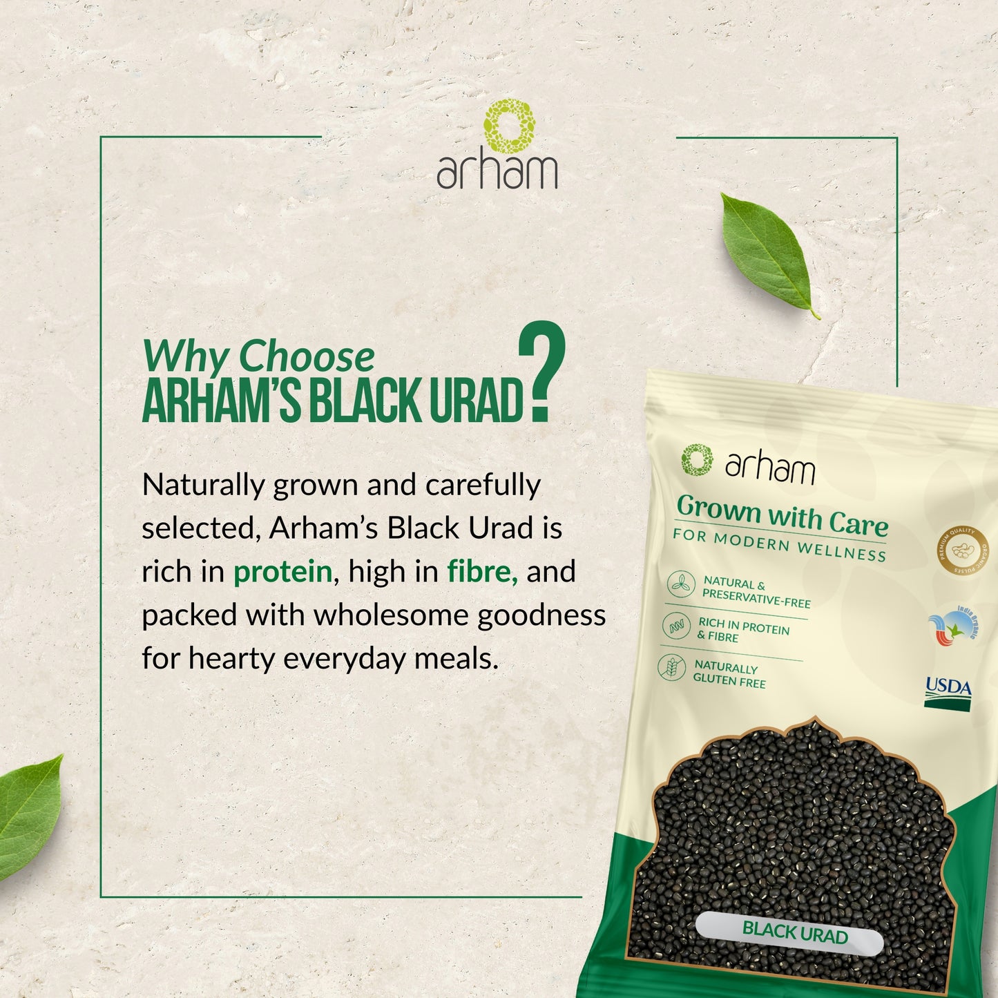 Black Urad Whole – Premium Protein & Fiber Rich Lentils