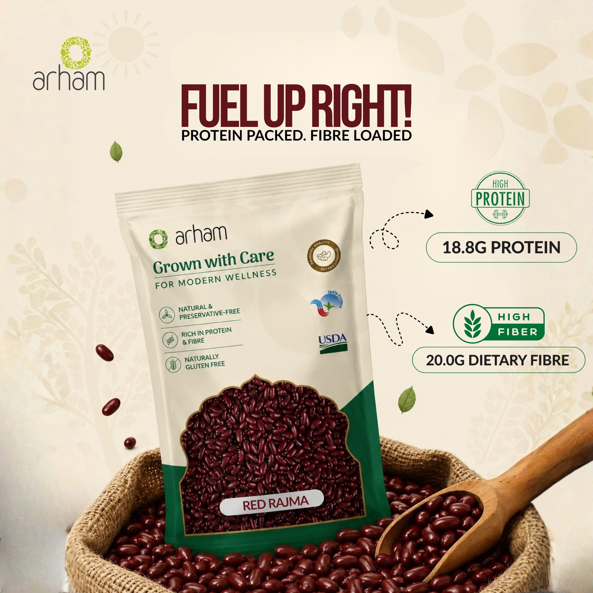 Red Rajma – Protein & Fiber Rich Premium Kidney Beans