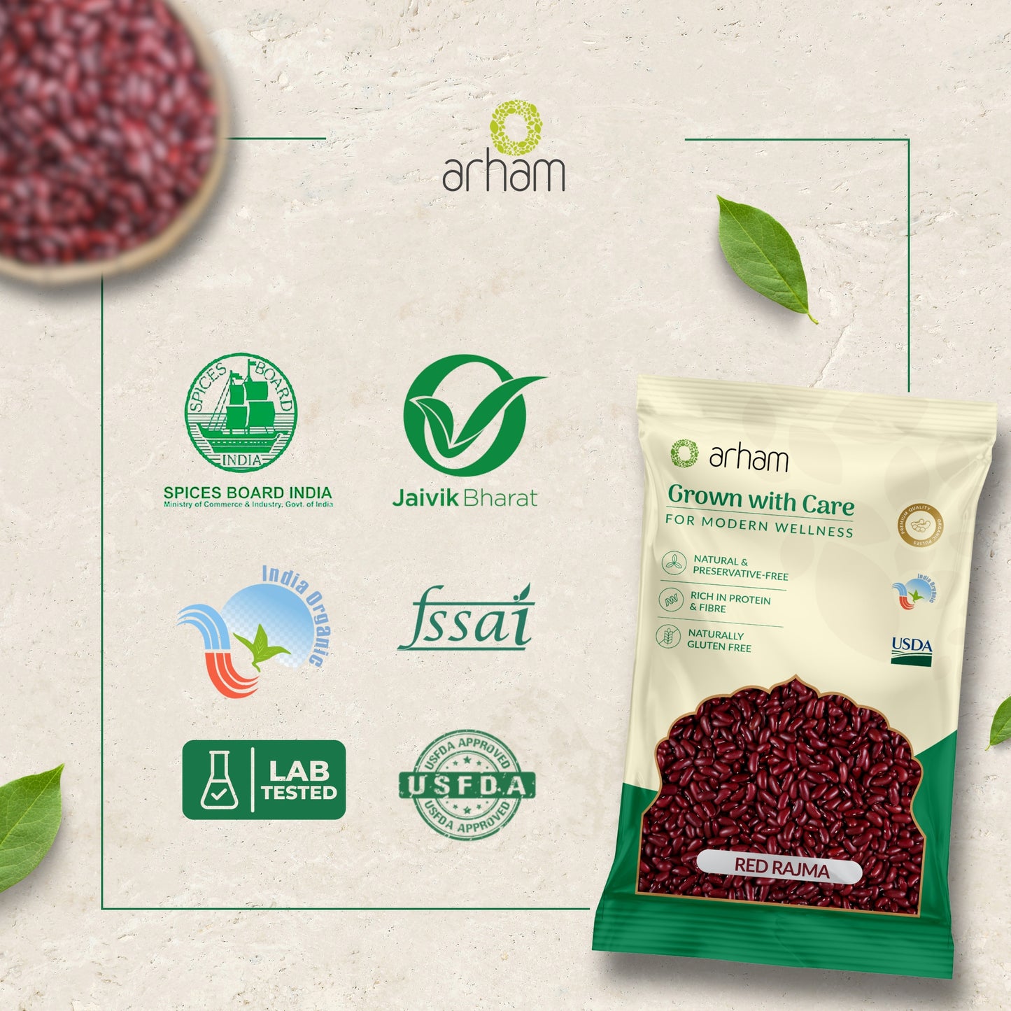 Red Rajma – Protein & Fiber Rich Premium Kidney Beans