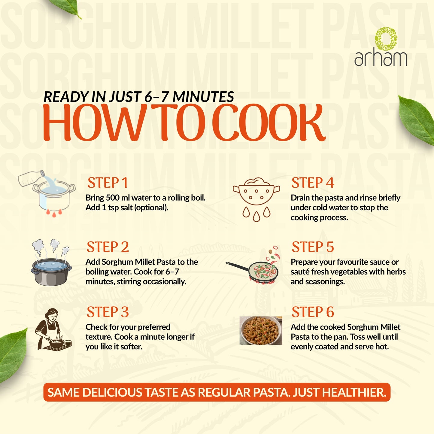 Sorghum (Jowar) Millet Pasta