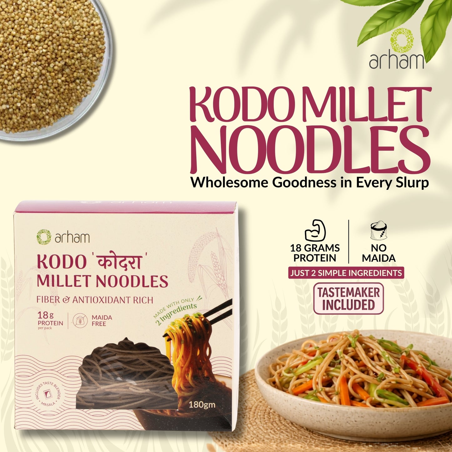 Kodo Millet Noodles