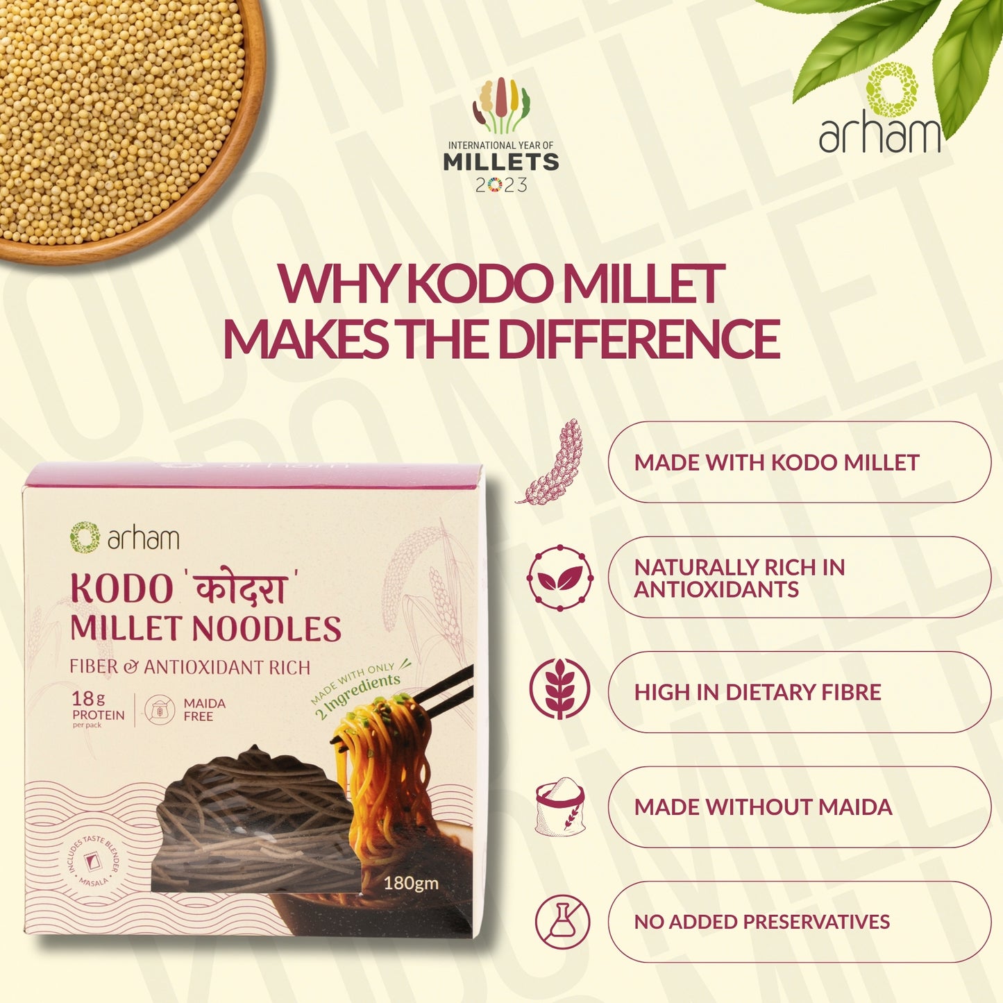 Kodo Millet Noodles