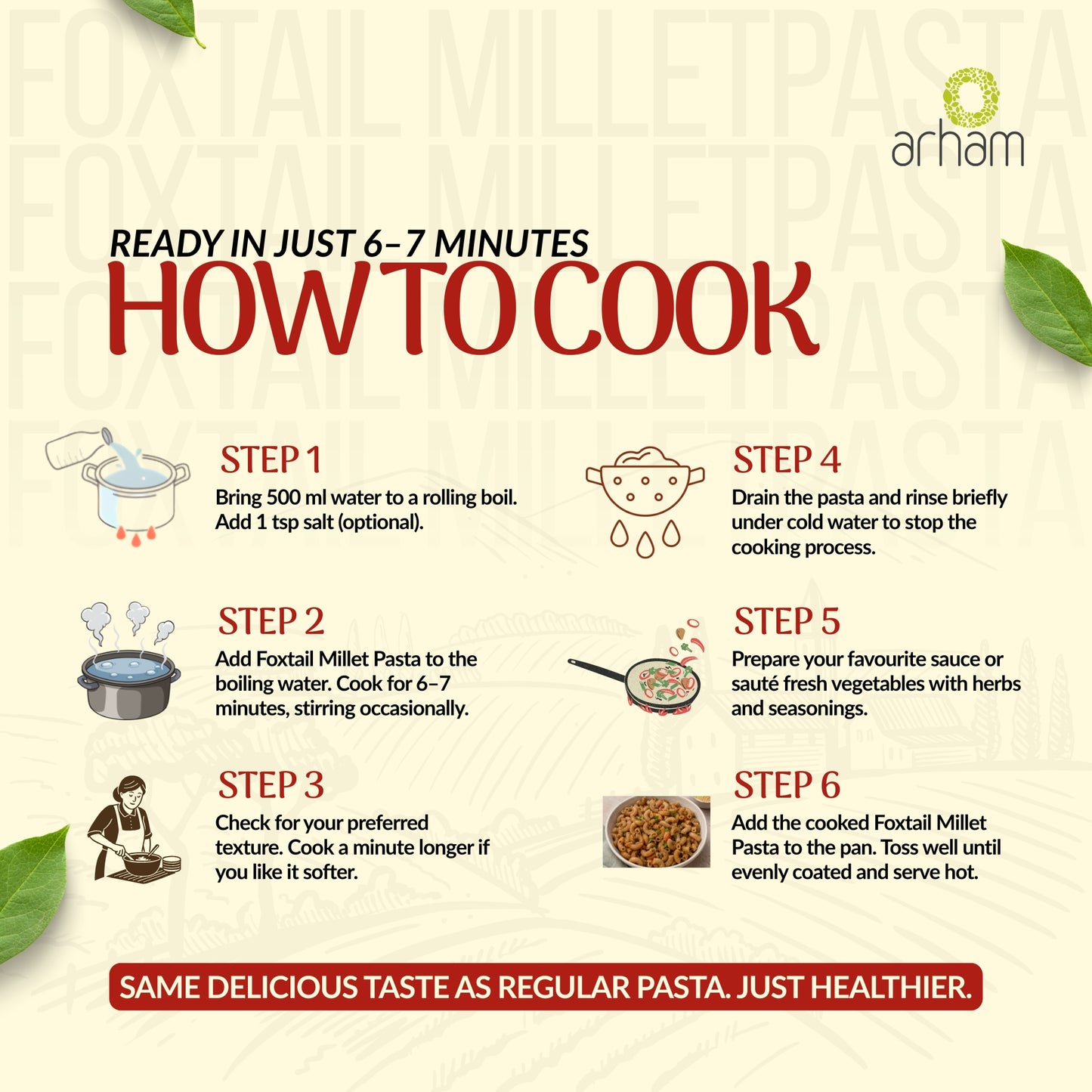 Foxtail Millet Pasta