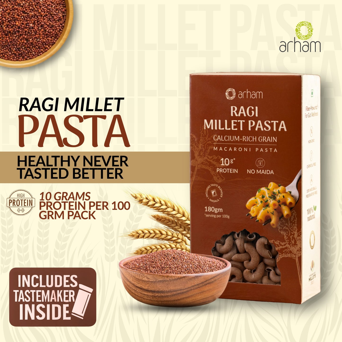 Ragi Millet Pasta