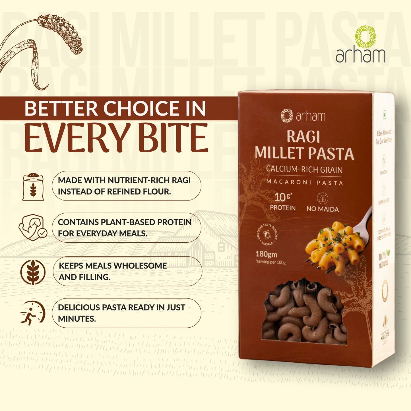 Ragi Millet Pasta