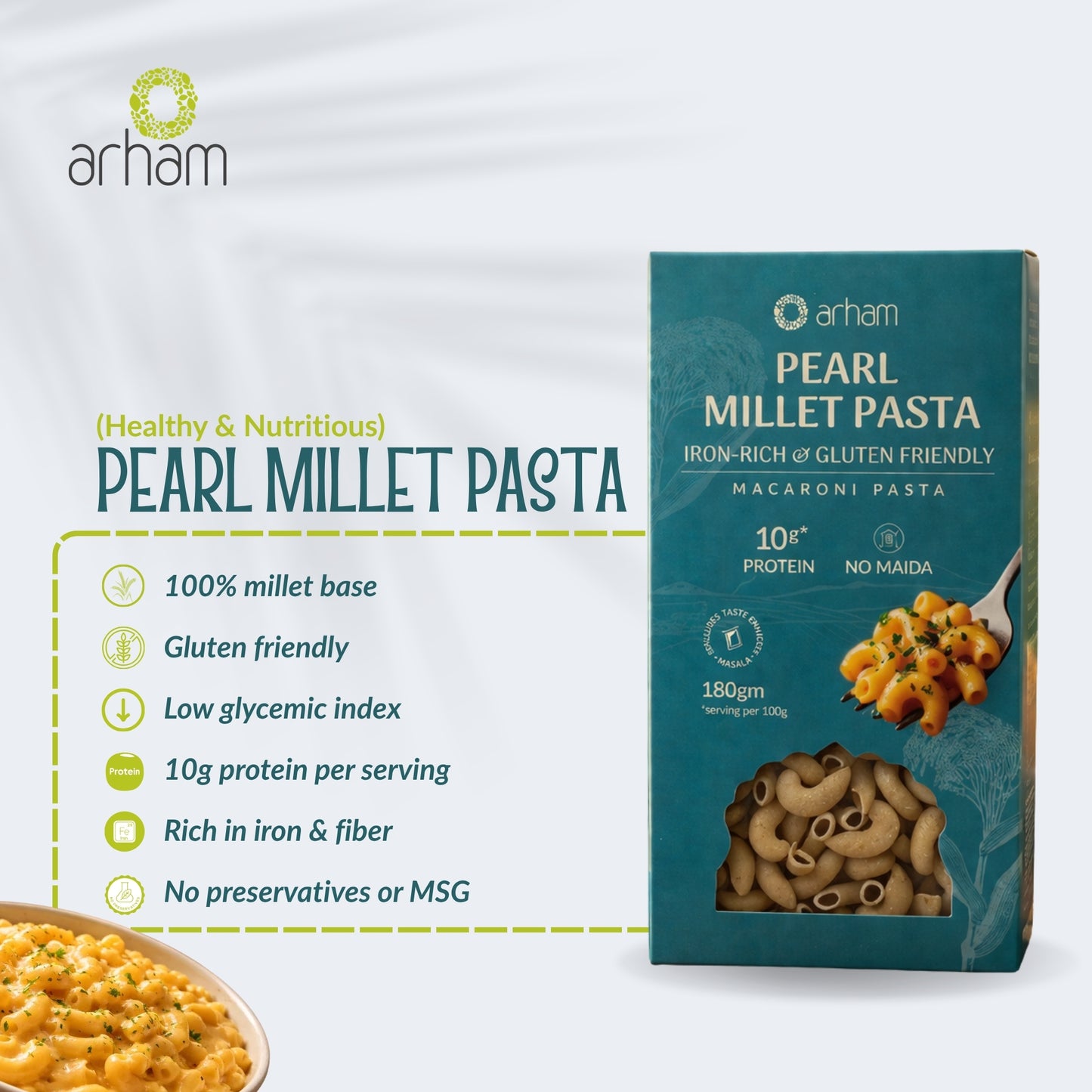 Pearl Millet Pasta – Healthy No Maida Macaroni