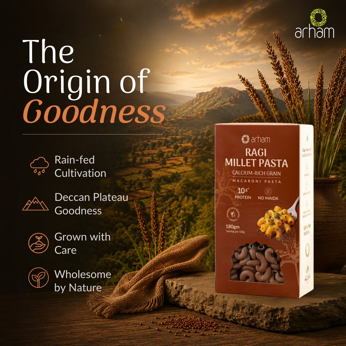 Ragi Millet Pasta