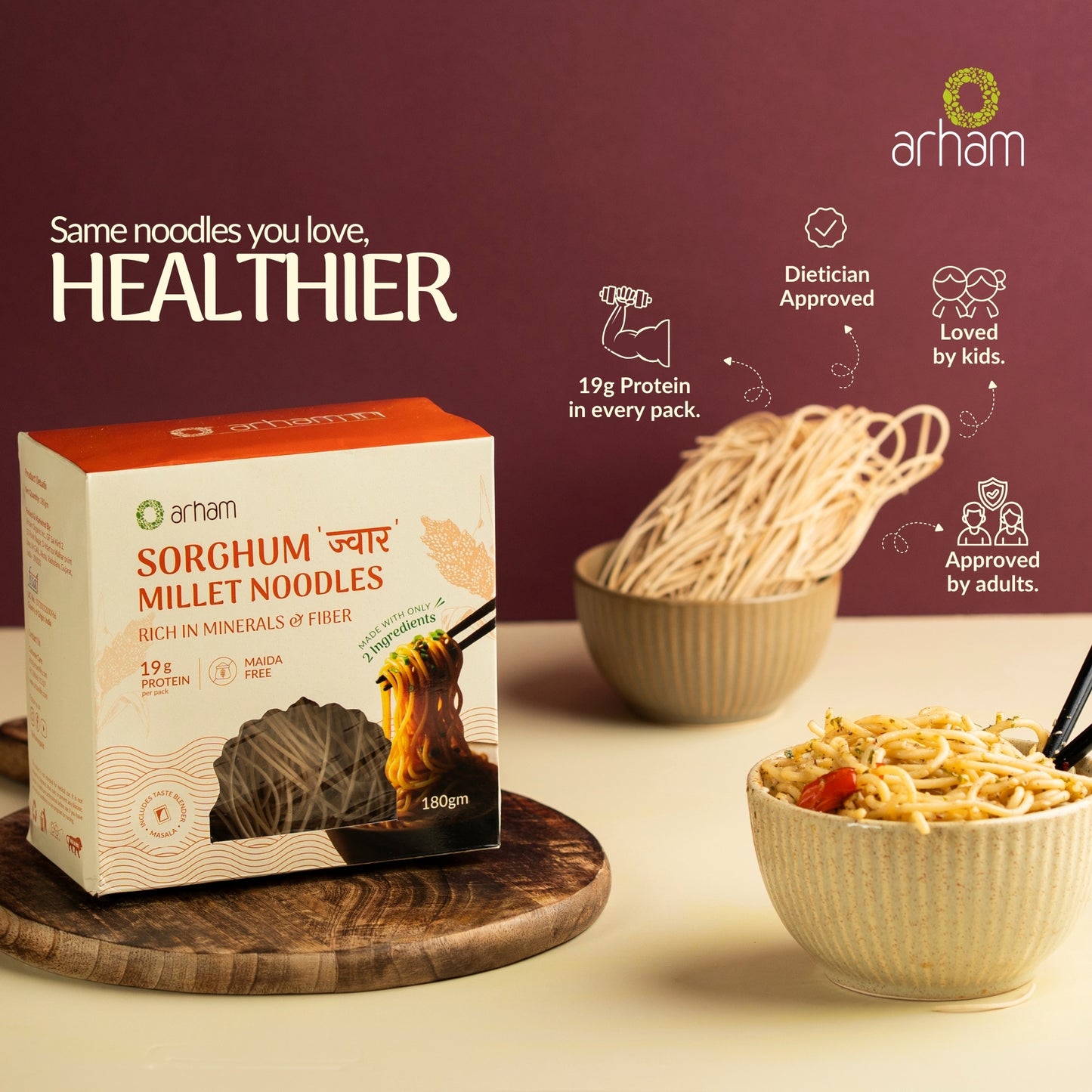 Sorghum Millet Noodles