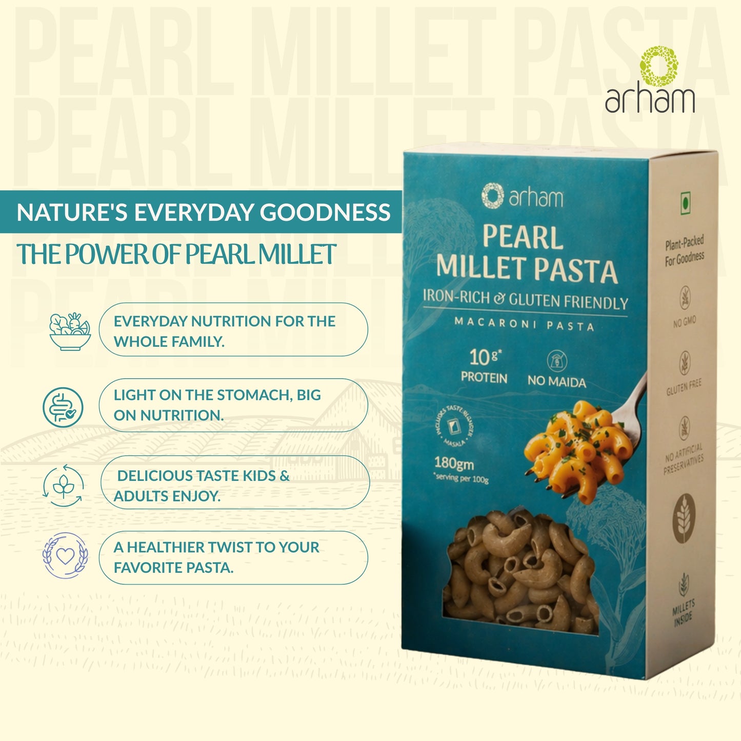 Pearl Millet Pasta – Healthy No Maida Macaroni