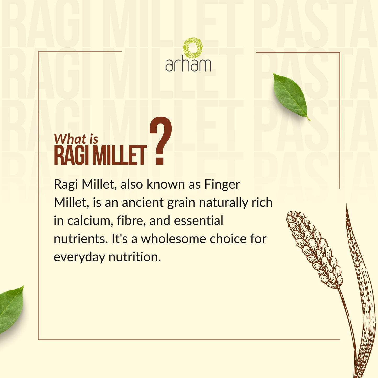 Ragi Millet Pasta
