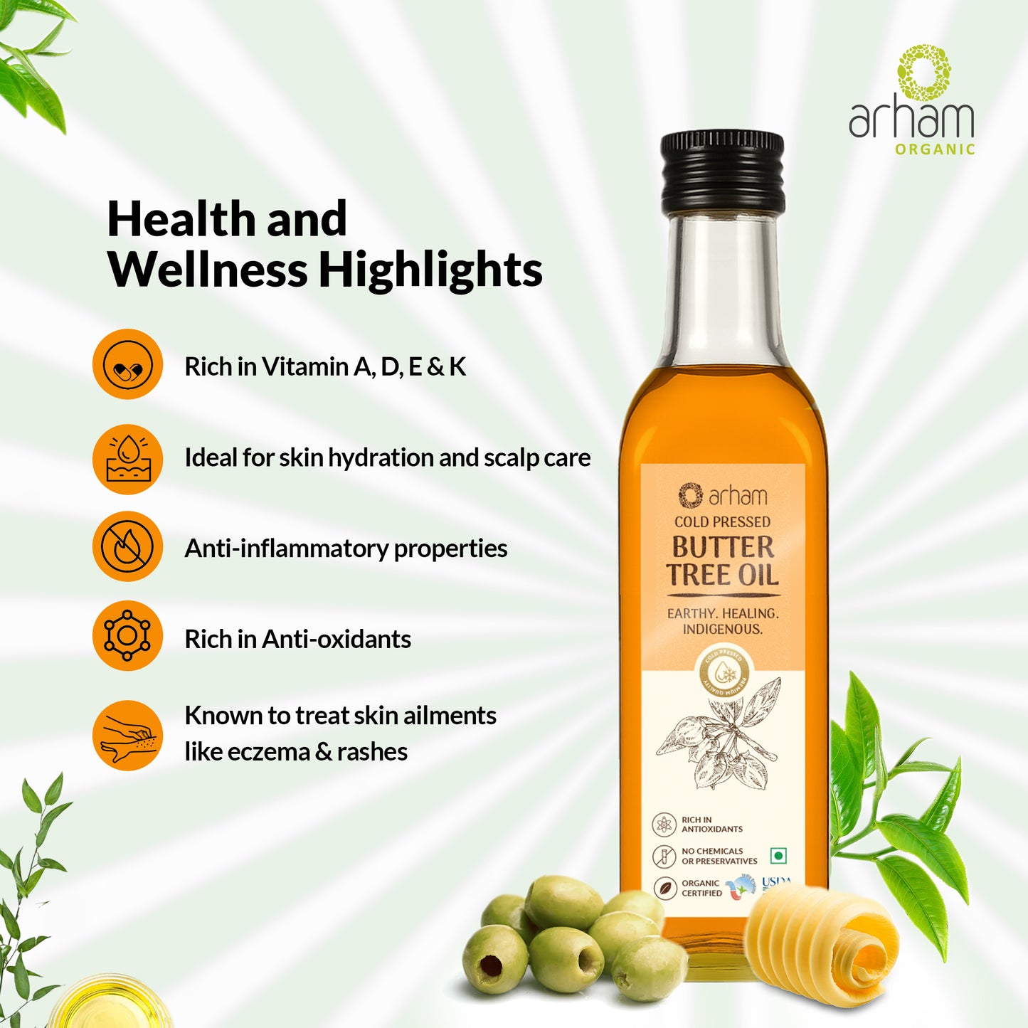 Butter Tree Oil (Mahua Oil)