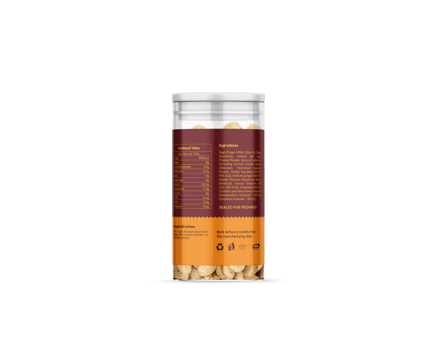 Jungleé Ragi Stix – Cheese